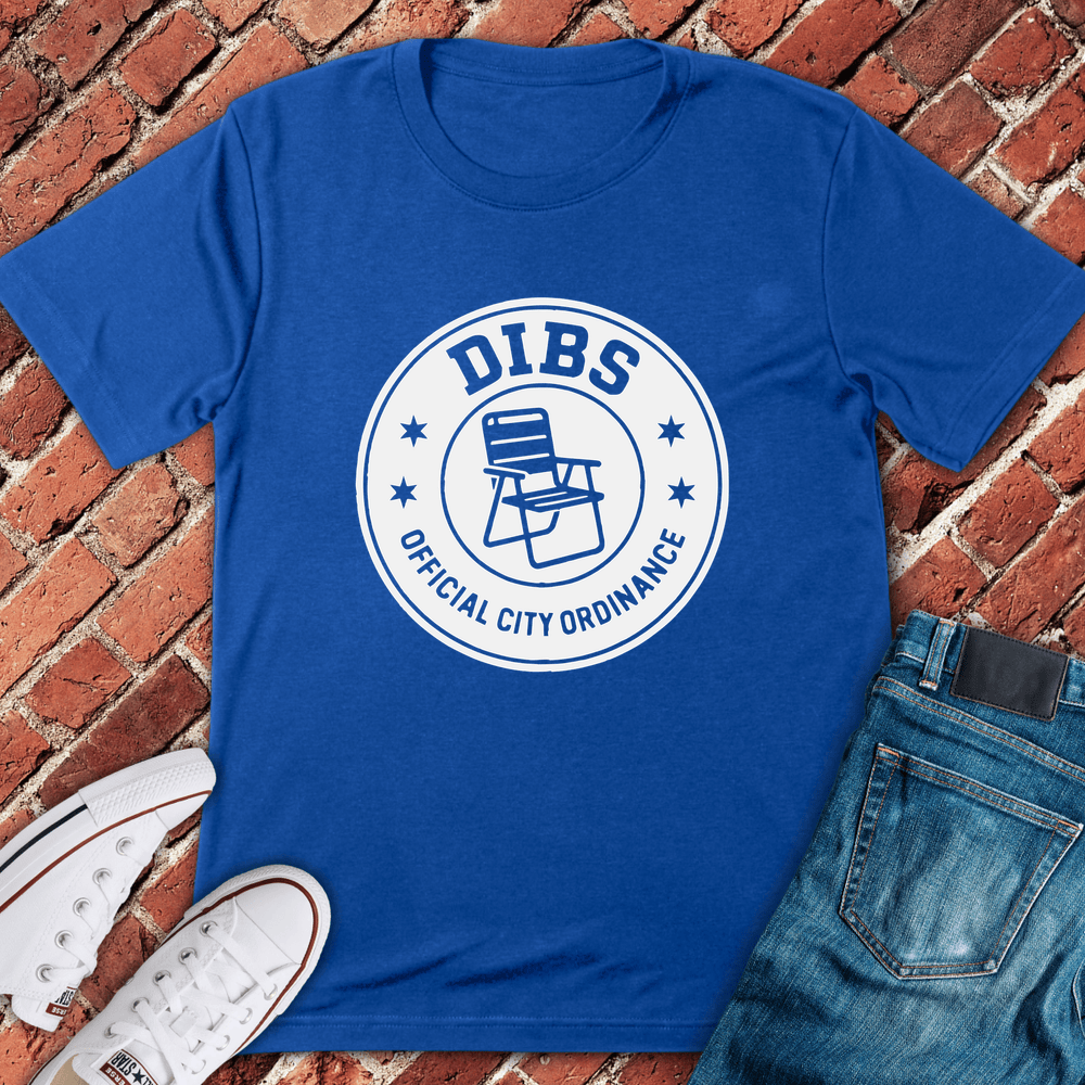 Dibs Ordinance T-Shirt - Royal