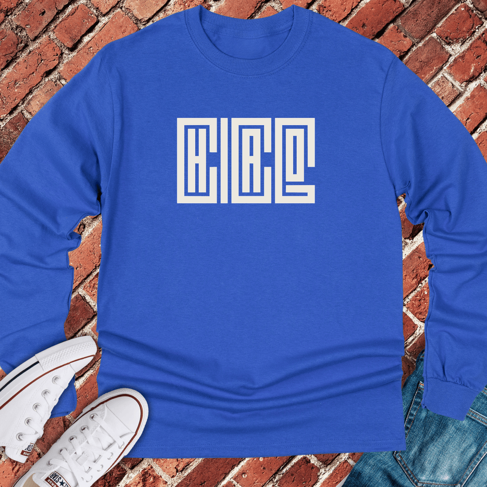 Stacked CHICAGO Long Sleeve - Royal