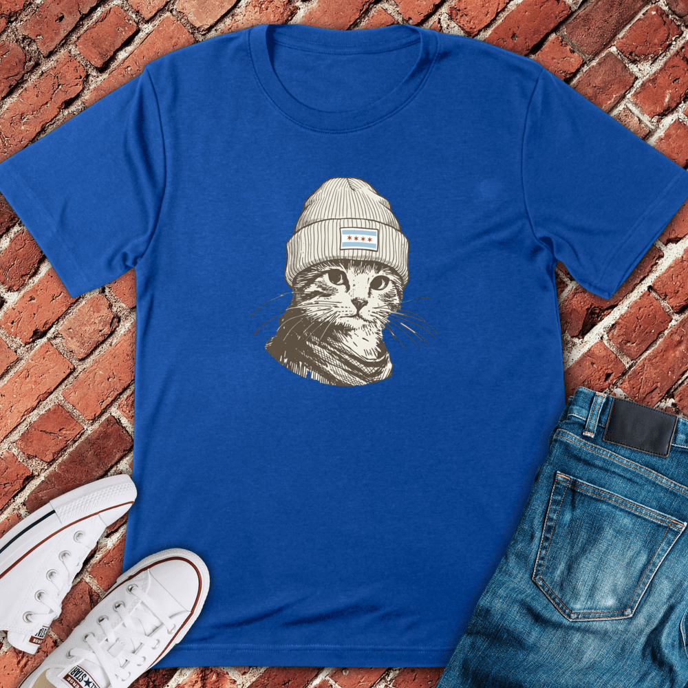 Chicago Cat T-Shirt - Royal