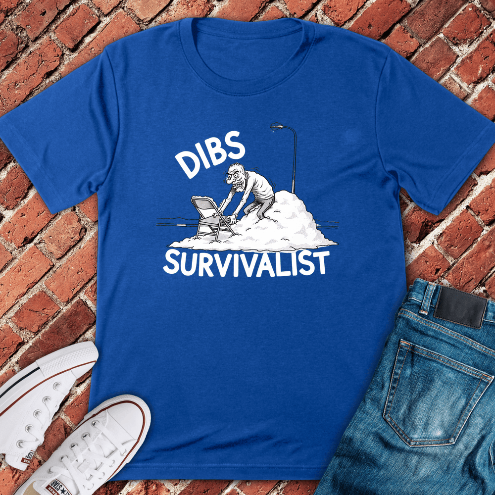 Dibs Survivalist T-Shirt - Royal