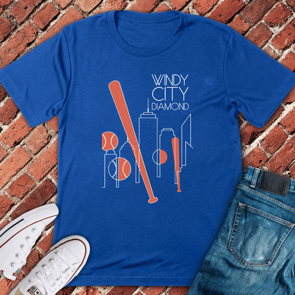 Windy City Diamond T-Shirt - Royal