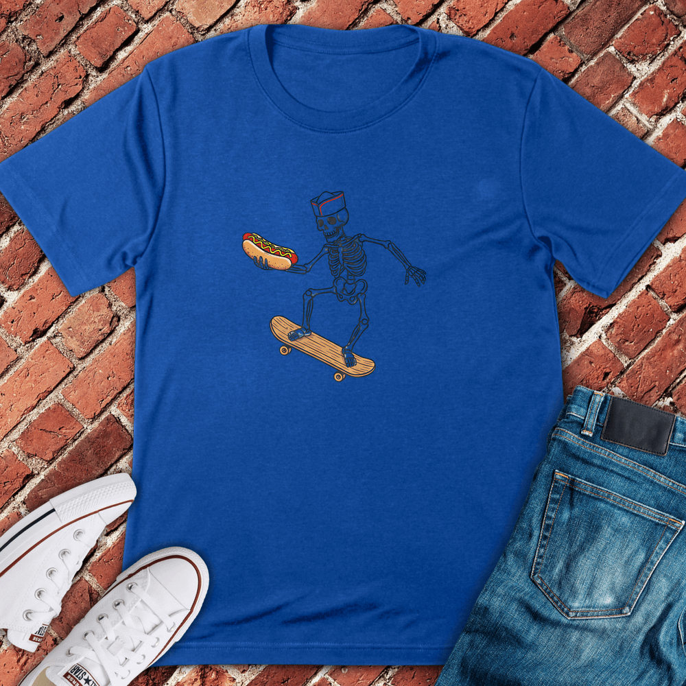 Hot Dog Skater T-Shirt - Royal