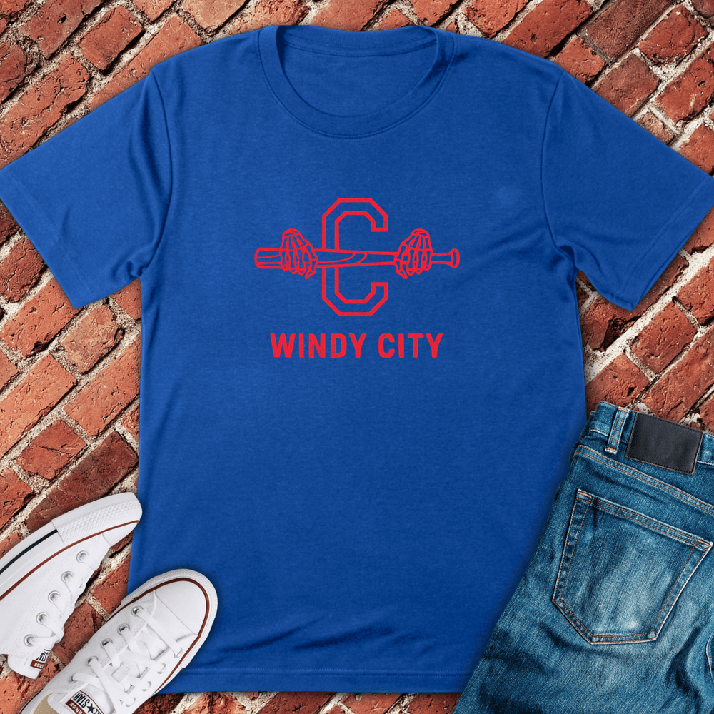 Windy City Bat T-Shirt - Royal