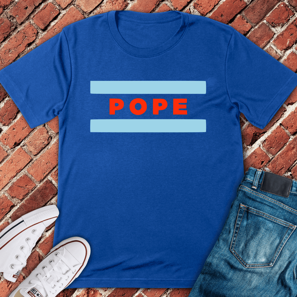 Pope Flag T-Shirt - Royal