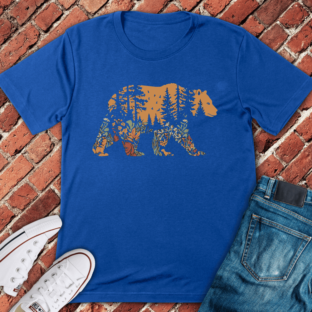 Bear Roots T-Shirt - Royal