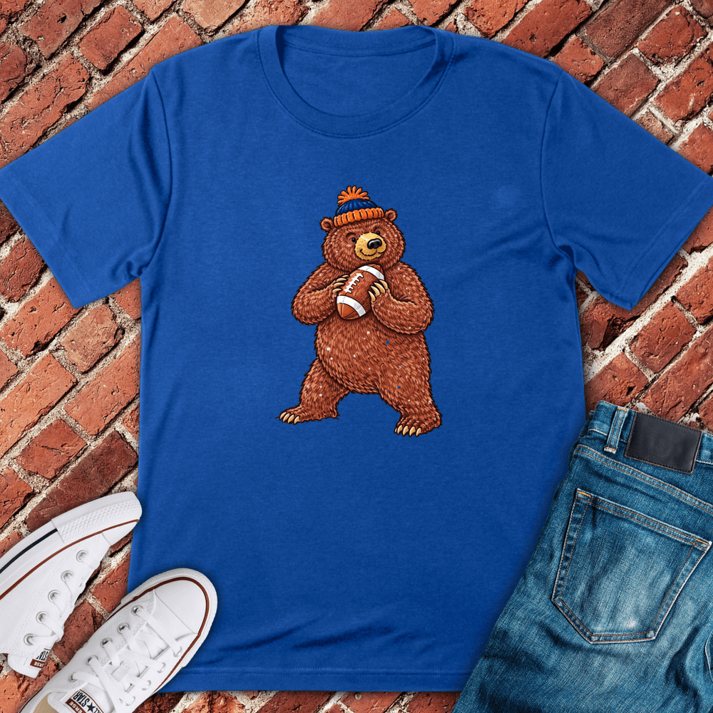 Football Bear T-Shirt - Royal