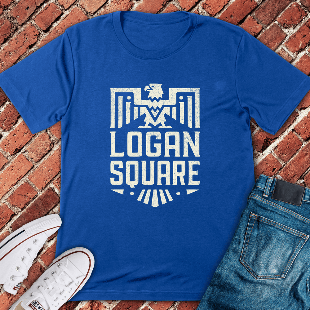 Logan Square Badge T-Shirt - Royal