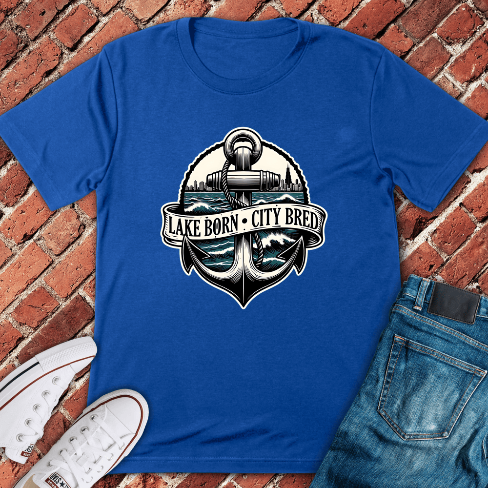 Lake Born City Bred T-Shirt - Royal