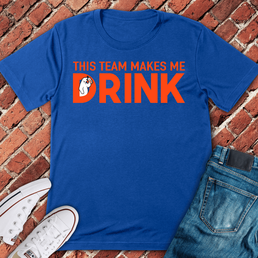 Drinking For Team T-Shirt - Royal