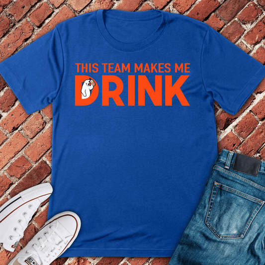 Drinking For Team T-Shirt - Royal