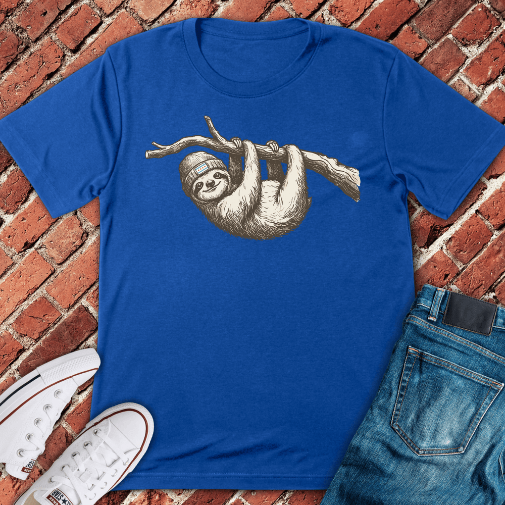 Chicago Sloth T-Shirt - Royal