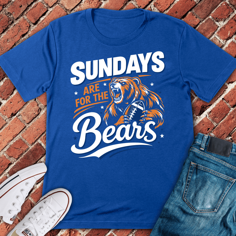 Sunday Bears T-Shirt - Royal