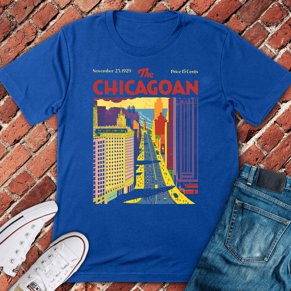 Chicagoan 1929 T-Shirt - Royal