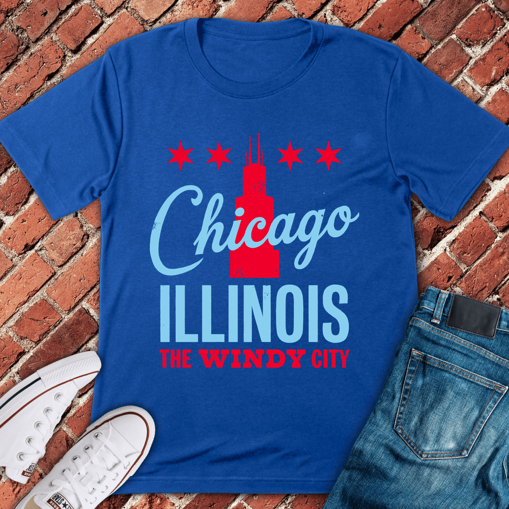 Chicago Illinois T-Shirt - Royal