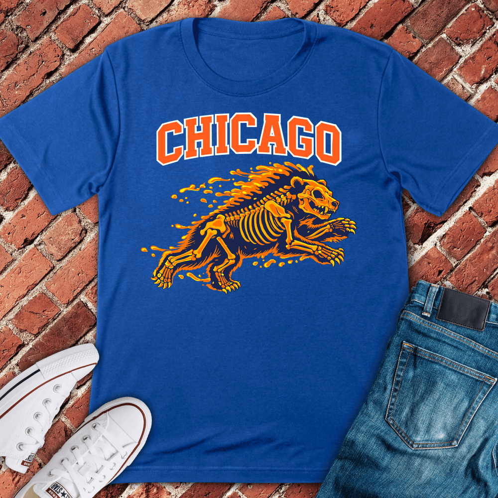 Inferno Bear T-Shirt - Royal