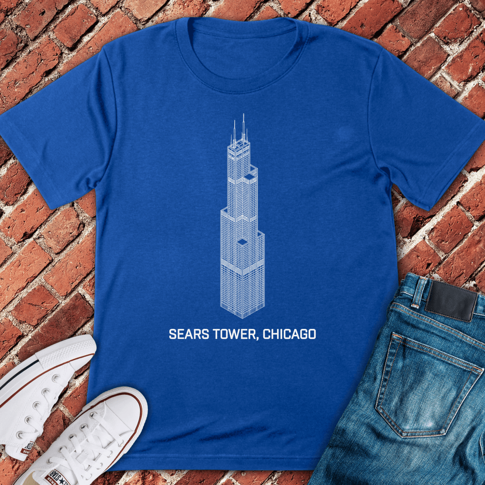 Sears Tower T-Shirt - Royal