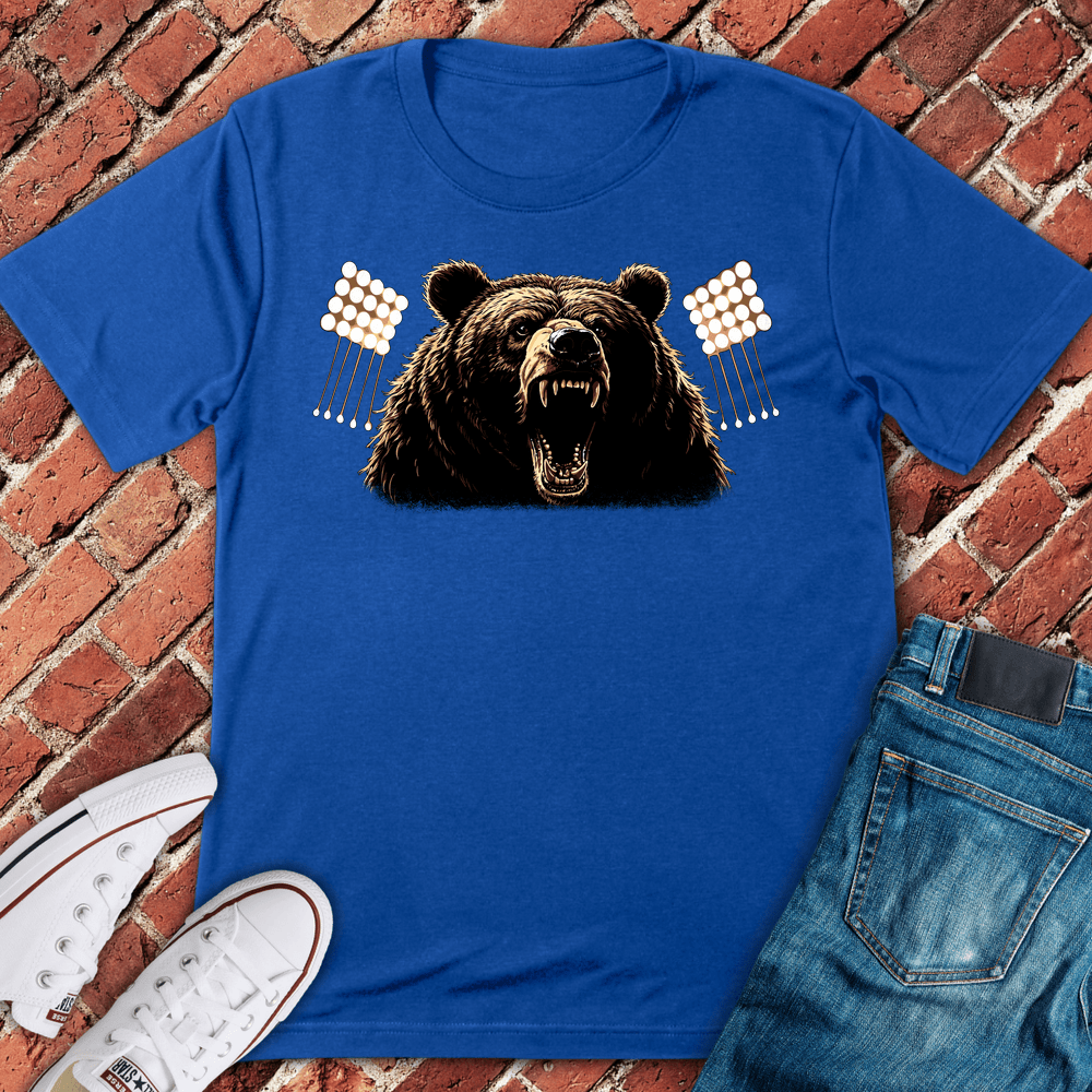Gridiron Bear T-Shirt - Royal