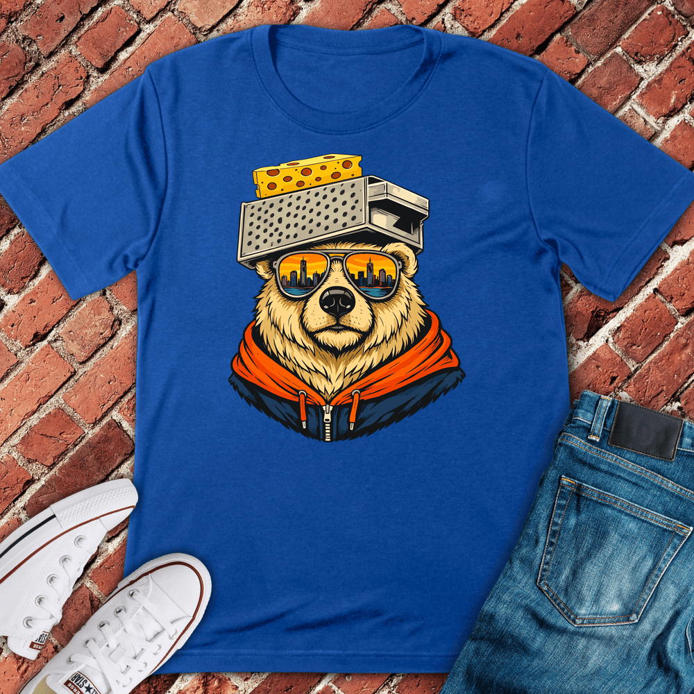 Cheddar City Bear T-Shirt - Royal
