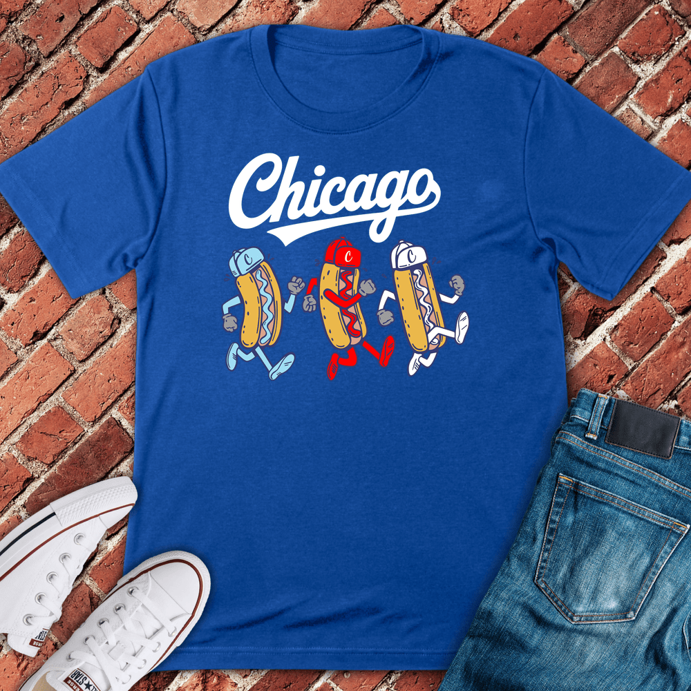 Chicago Dog Dash T-Shirt - Royal