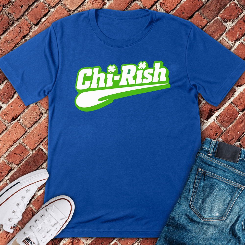 Chi Rish Script T-Shirt - Royal