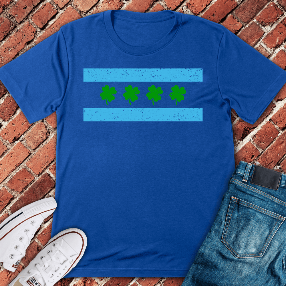 Shamrock Stripe T-Shirt - Royal