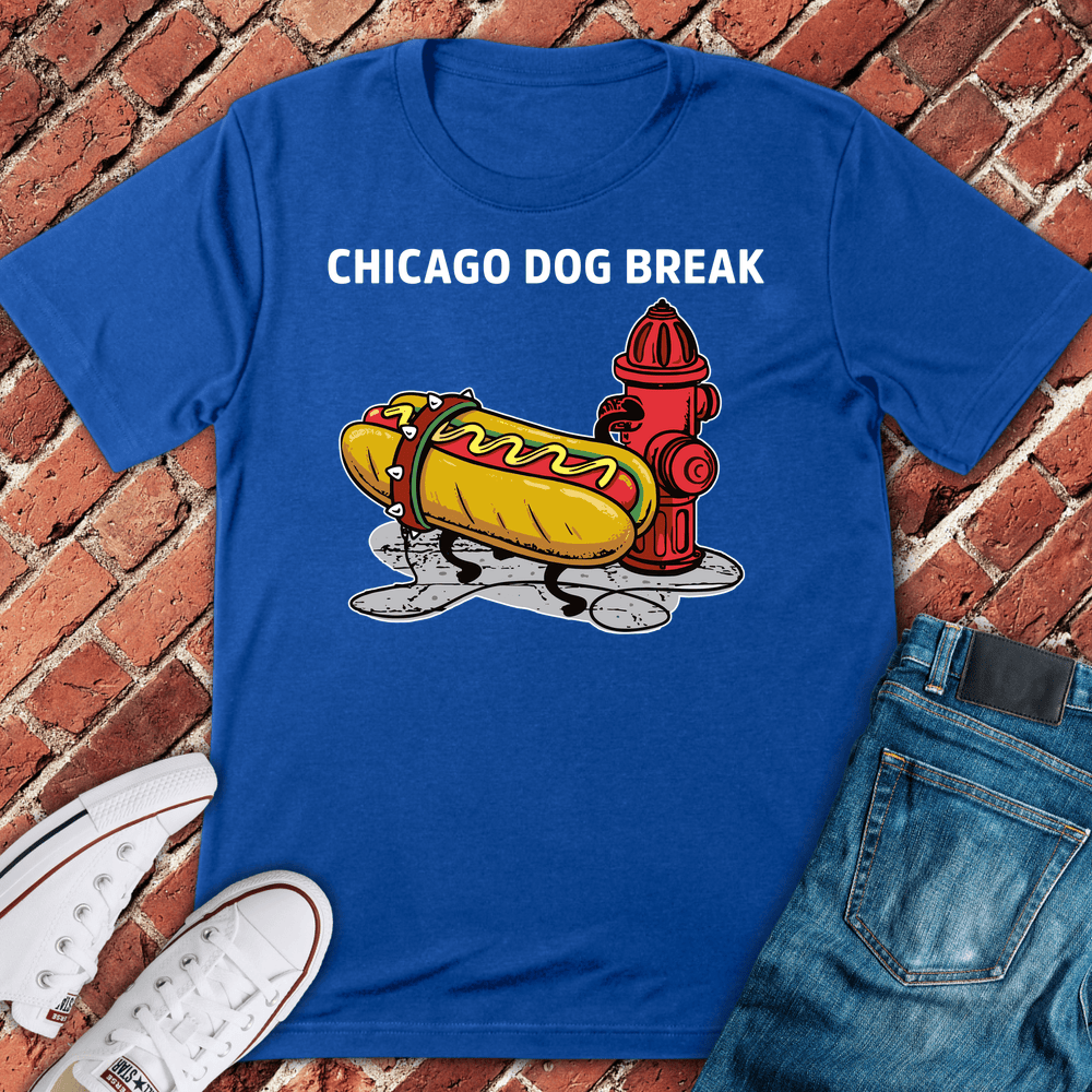 Chicago Dog Break T-Shirt - Royal