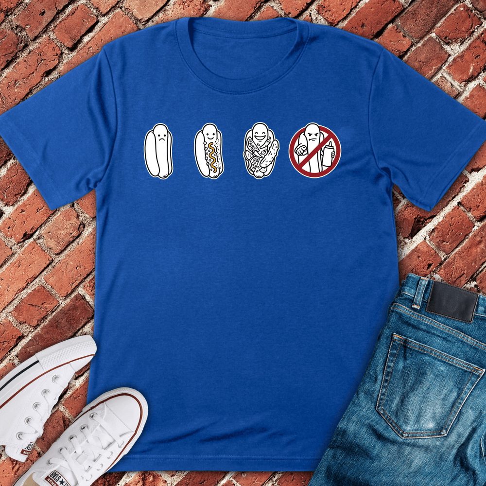 No Ketchup Dog T-Shirt - Royal