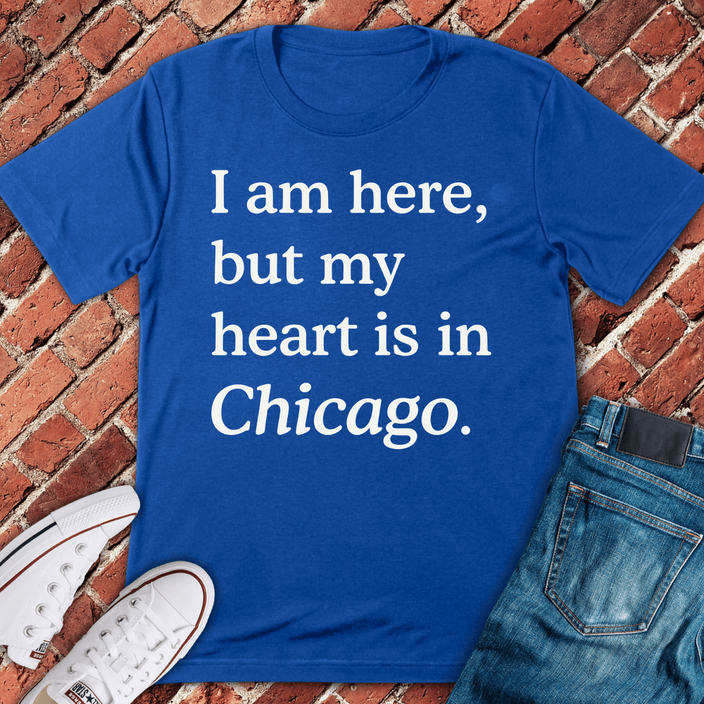Heart In Chicago T-Shirt - Royal