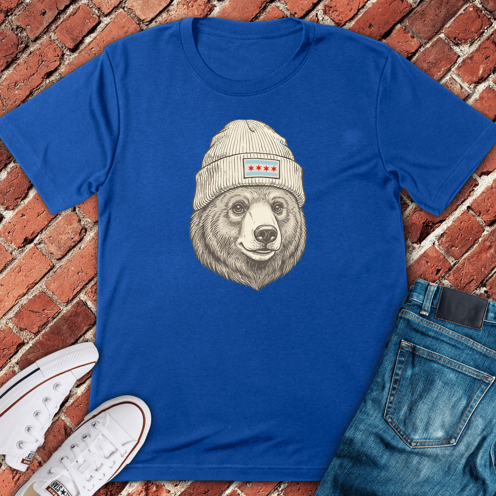 Chi Bear Beanie T-Shirt - Royal