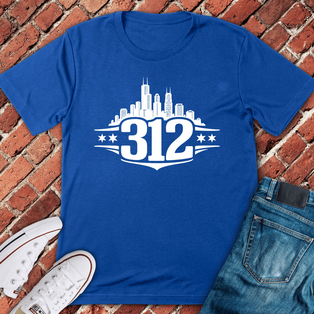 Chicago 312 Pride T-Shirt - Royal