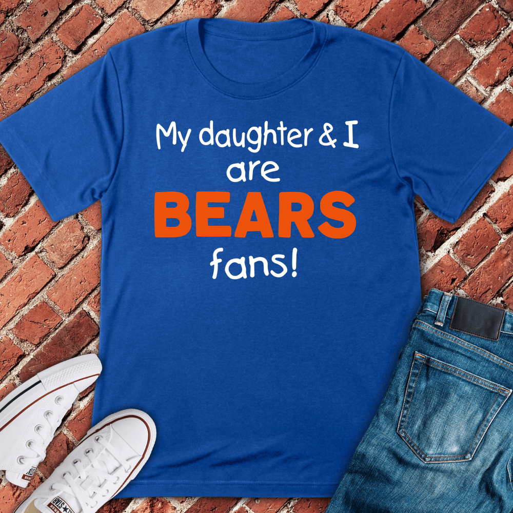 Bears Girl Dad T-Shirt - Royal
