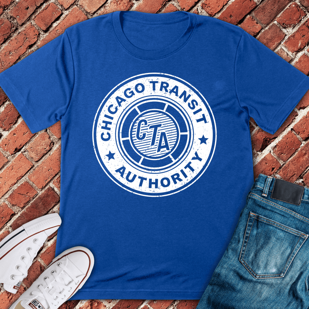 Chicago Cta Seal T-Shirt - Royal