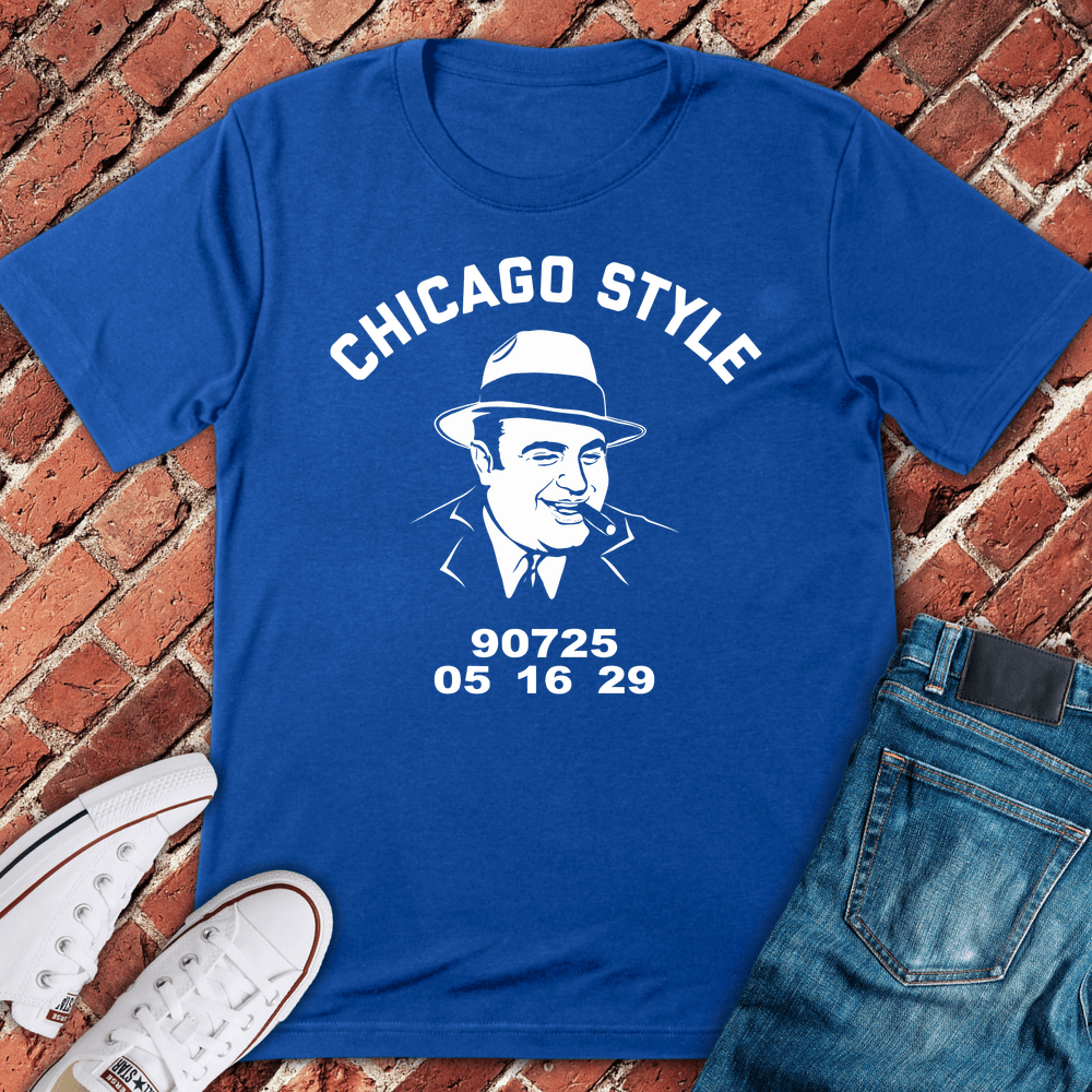 Chicago Mob Boss T-Shirt - Royal