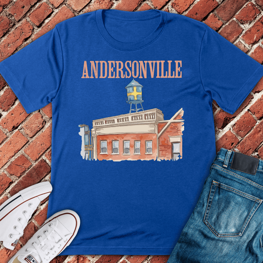 Anderson Tank T-Shirt - Royal
