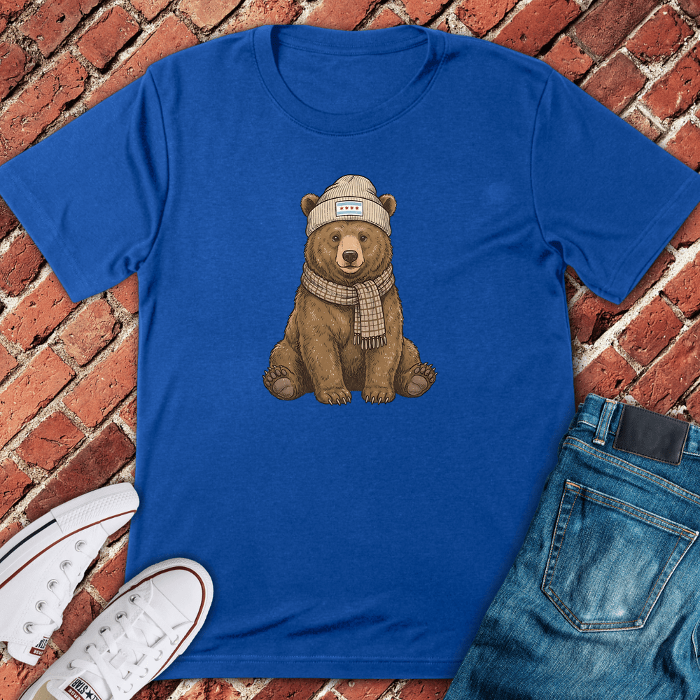 Chicago Cozy Bear T-Shirt - Royal