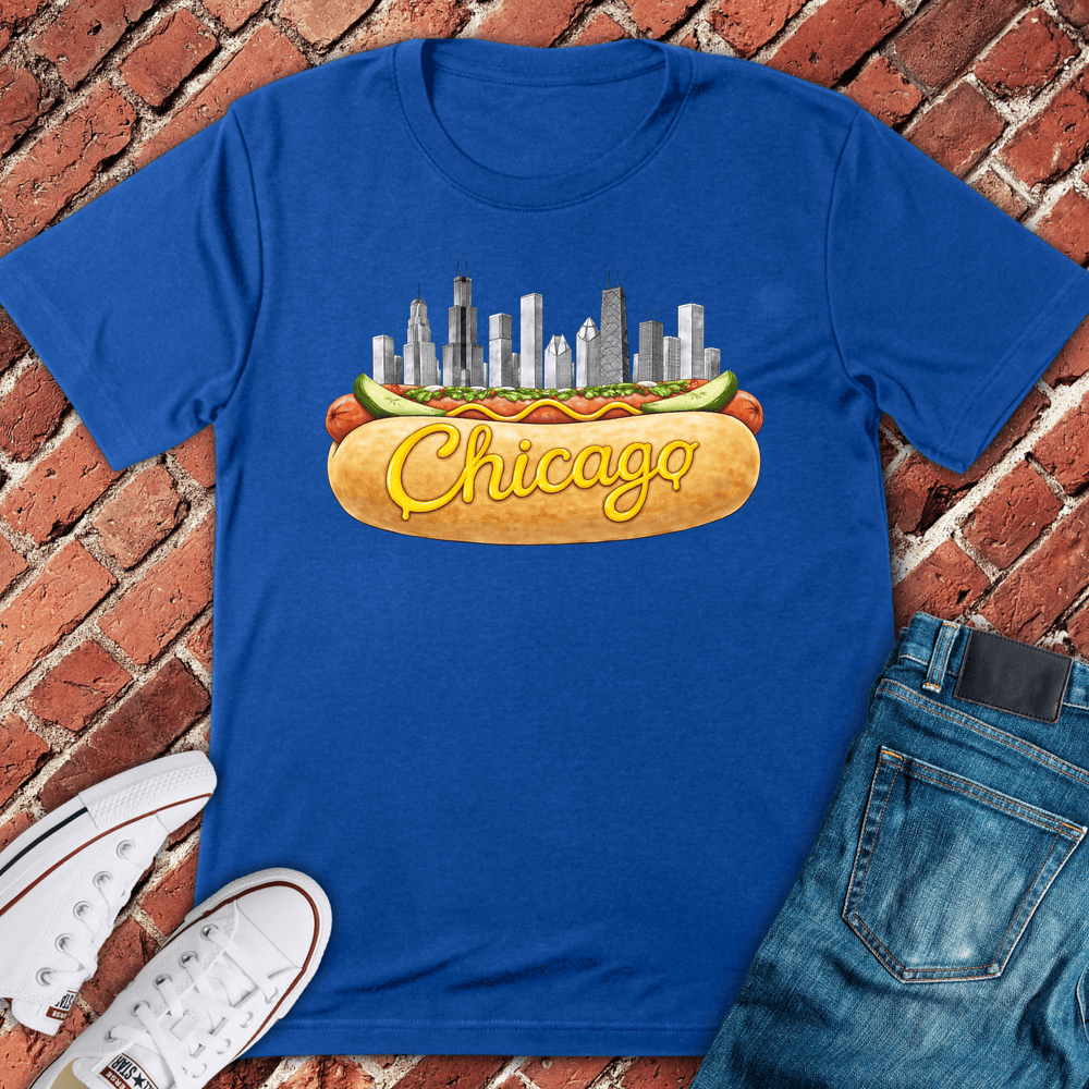 Chicago Dog City T-Shirt - Royal