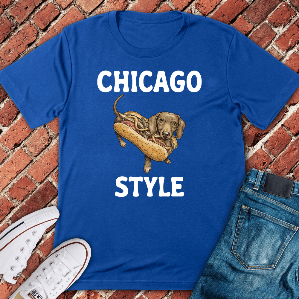 Chicago Style Wiener T-Shirt - Royal