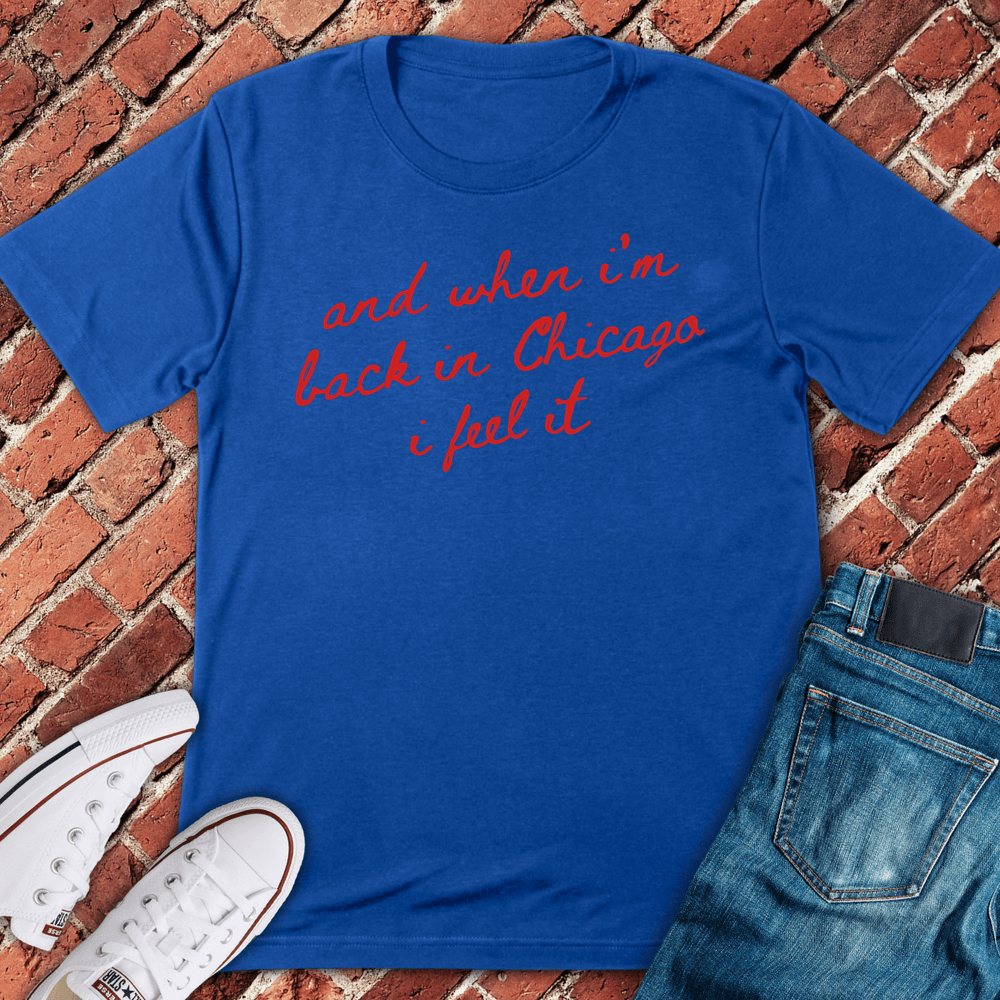 Chicago Feel It T-Shirt - Royal