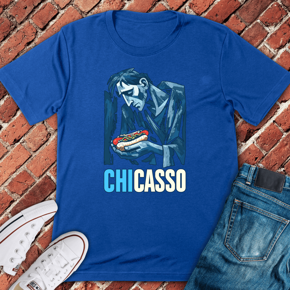 Chicago Bite Blues T-Shirt - Royal