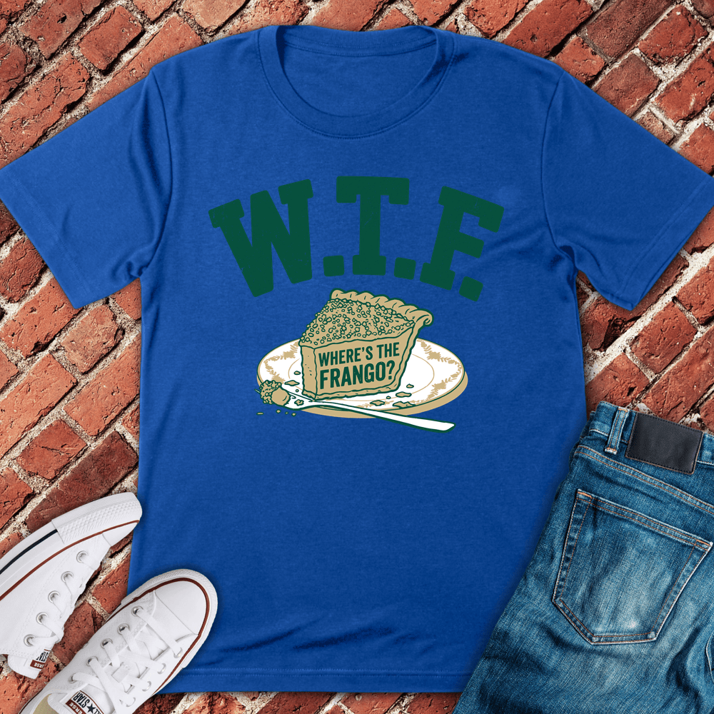 Wtf Frango Pie T-Shirt - Royal