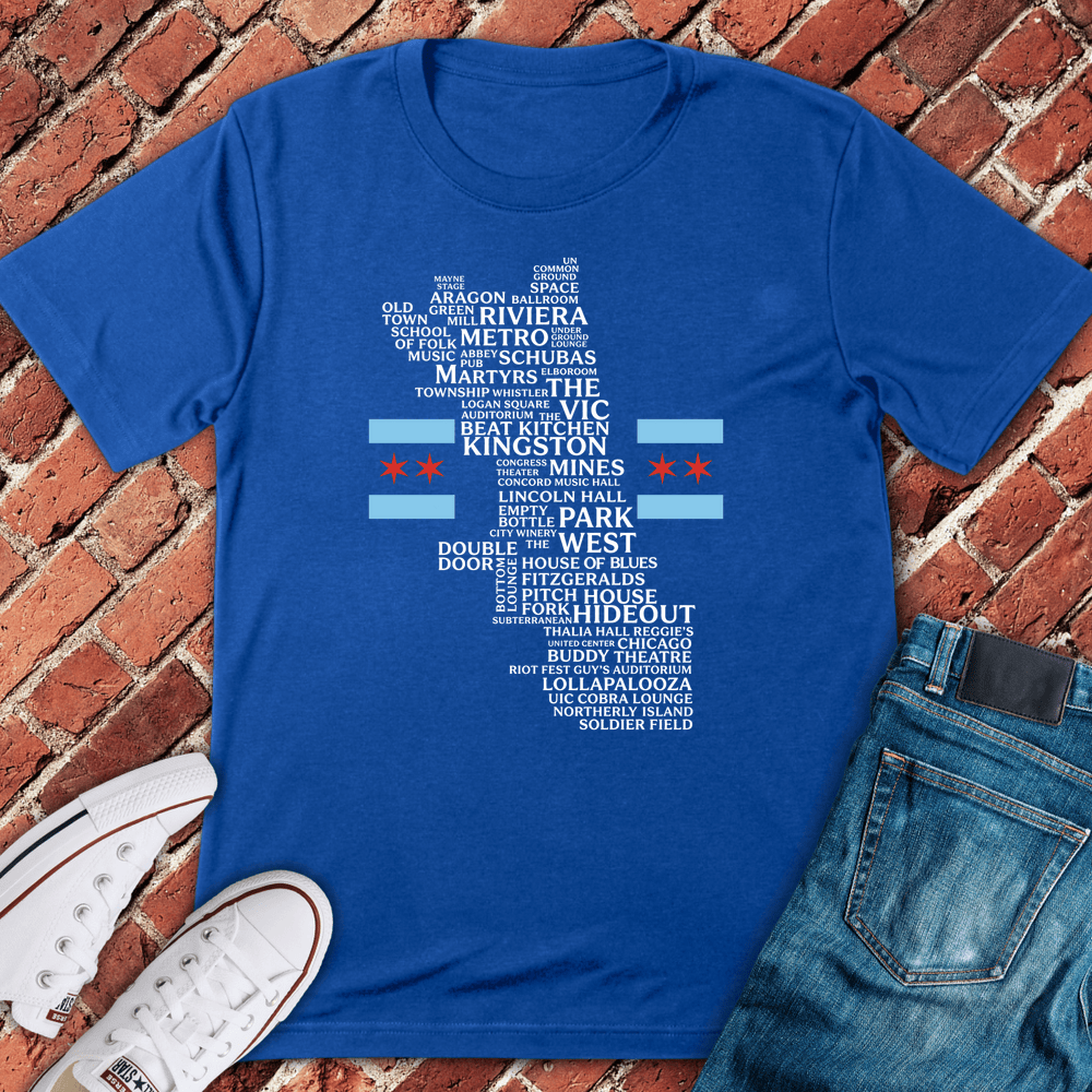 Chi Venue Flag T-Shirt - Royal
