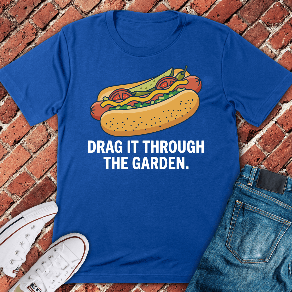 Garden Drag Dog T-Shirt - Royal