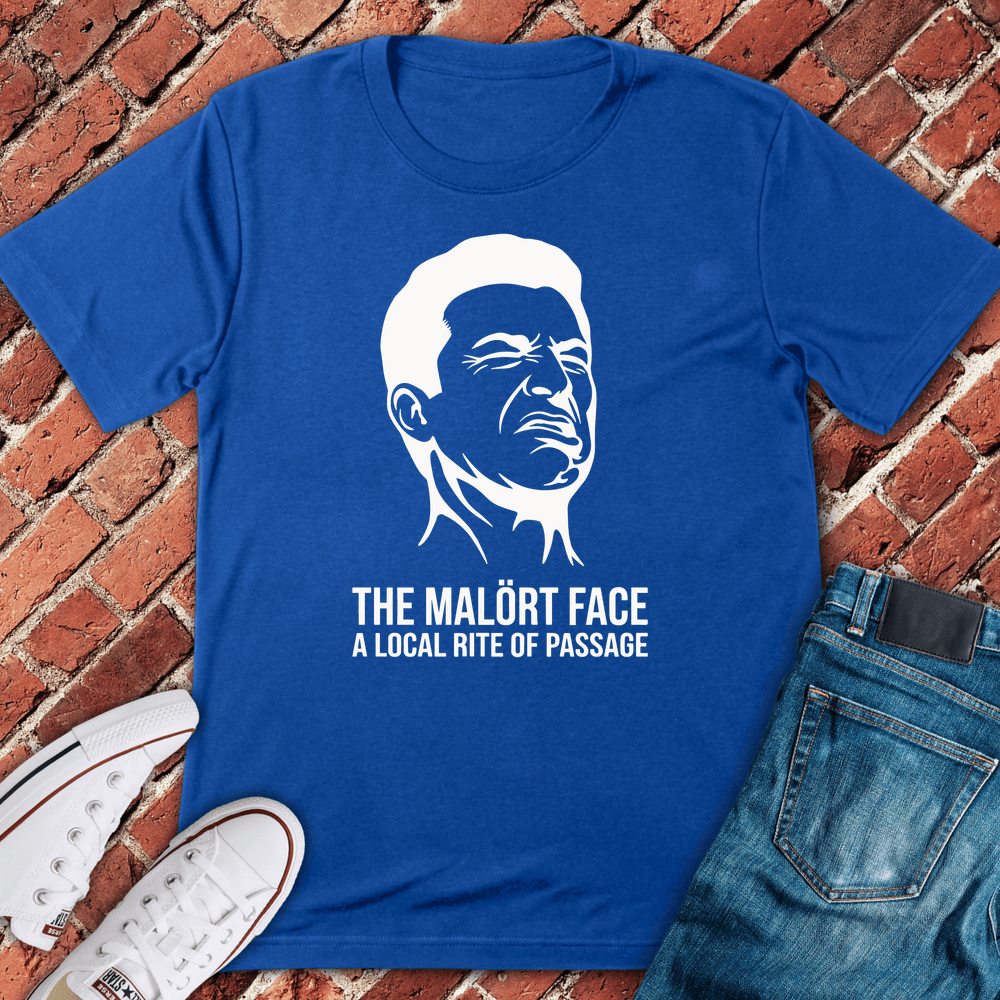 Malort Rite Face T-Shirt - Royal