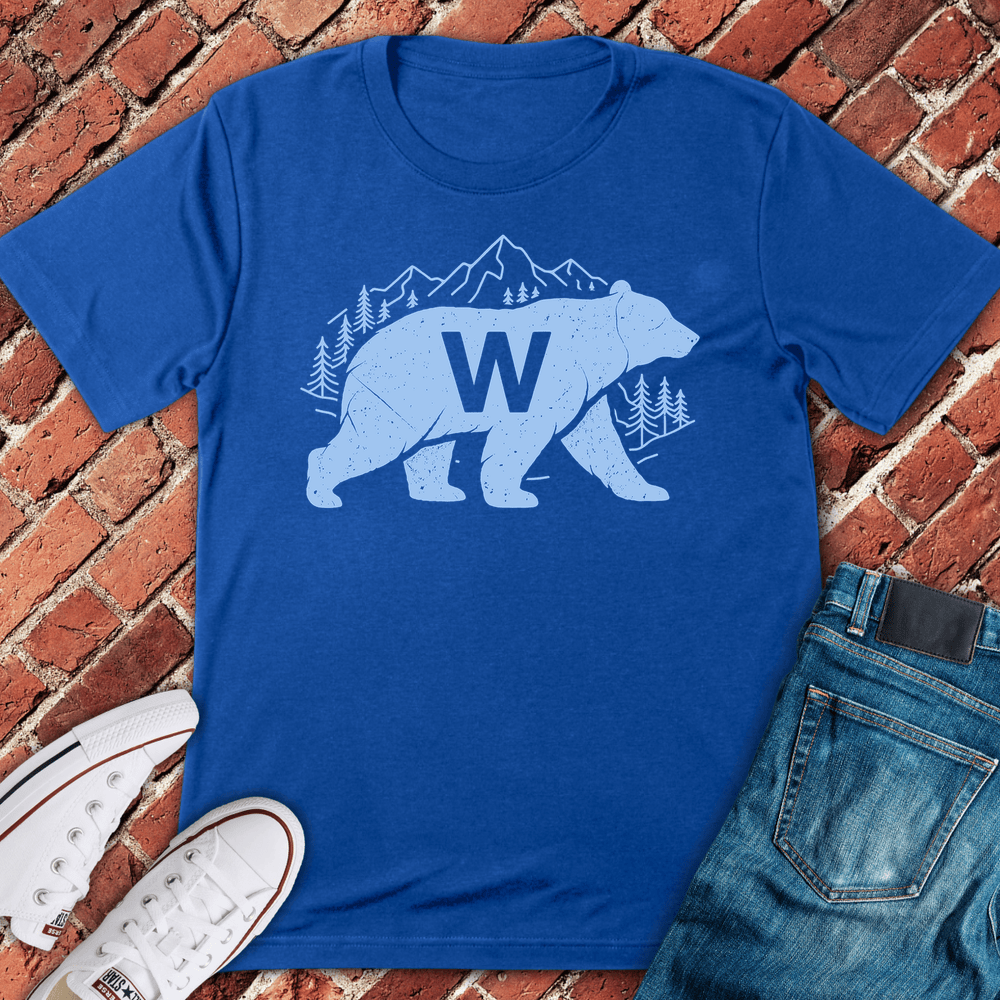 Wilderness Bear W T-Shirt - Royal