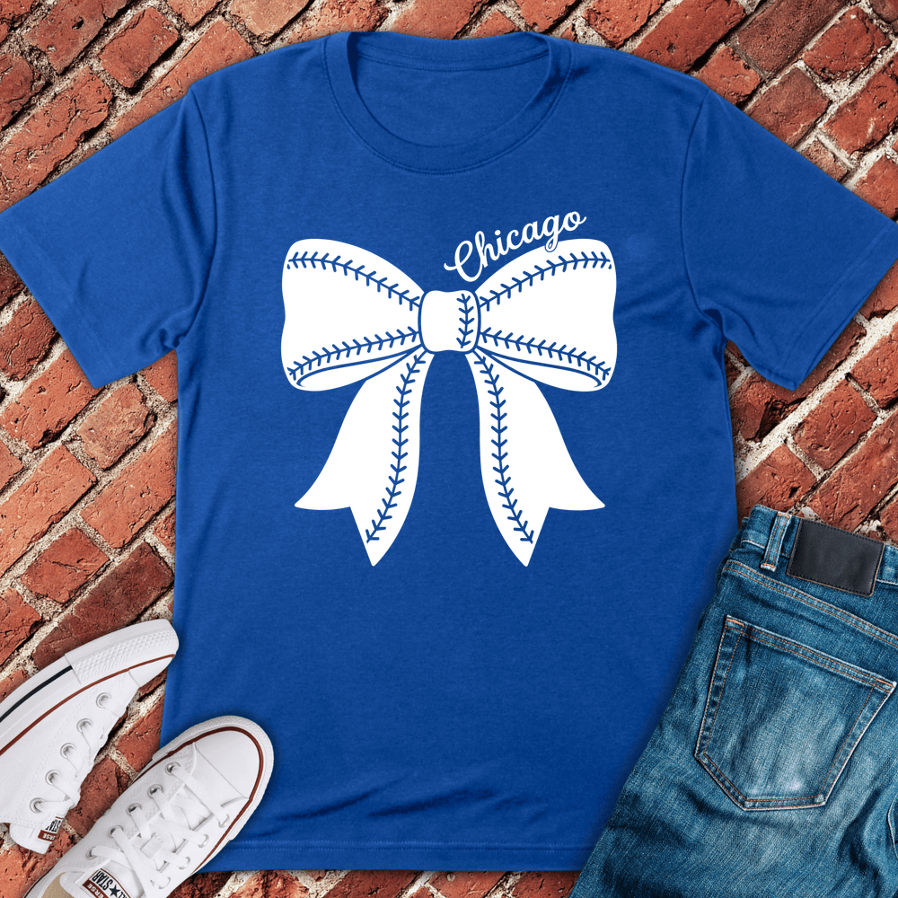 Chicago Ball Bow T-Shirt - Royal