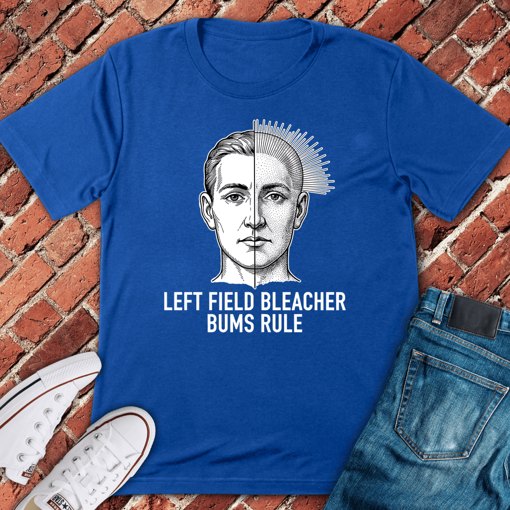 Left Field Bums T-Shirt - Royal
