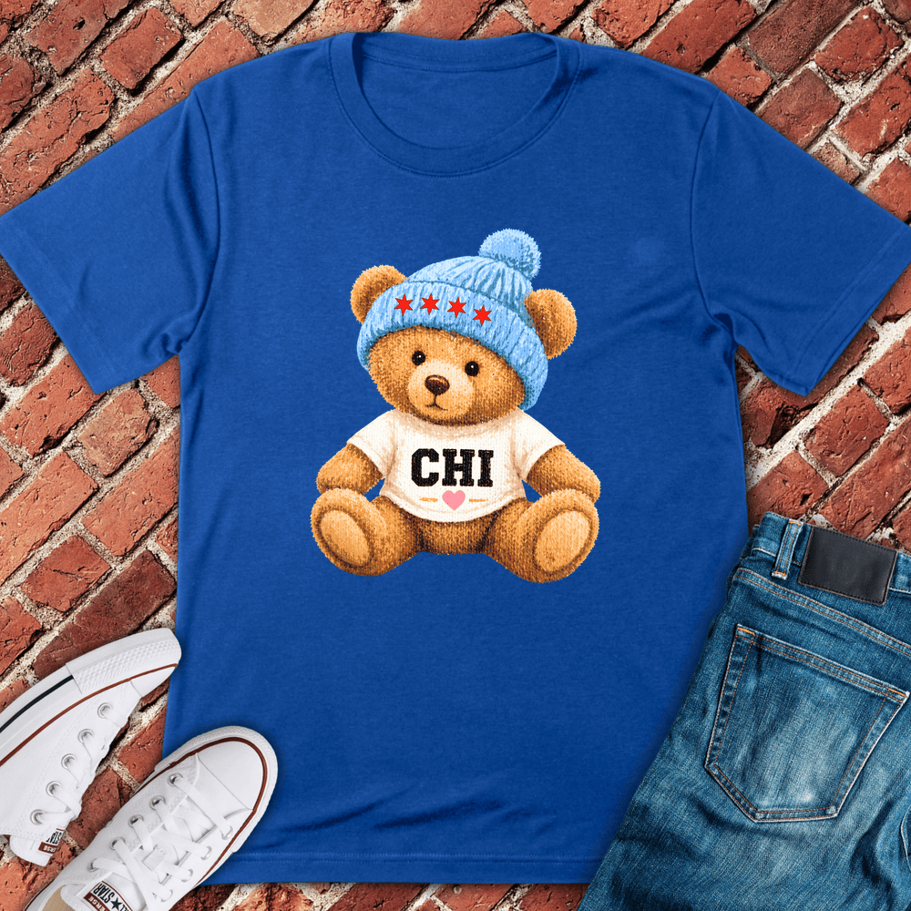 Chicago Love Bear T-Shirt - Royal