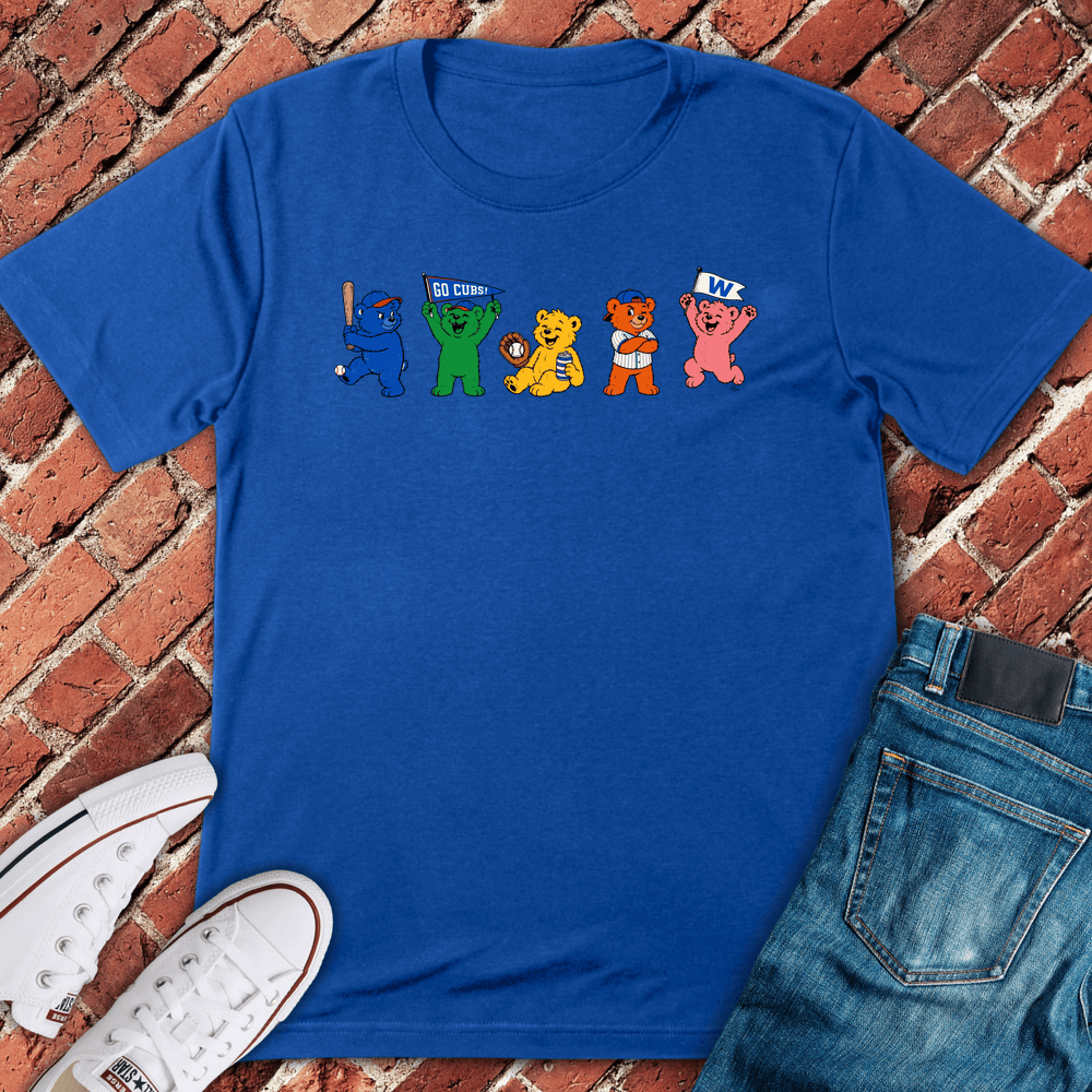 Cubs Bear Parade T-Shirt - Royal