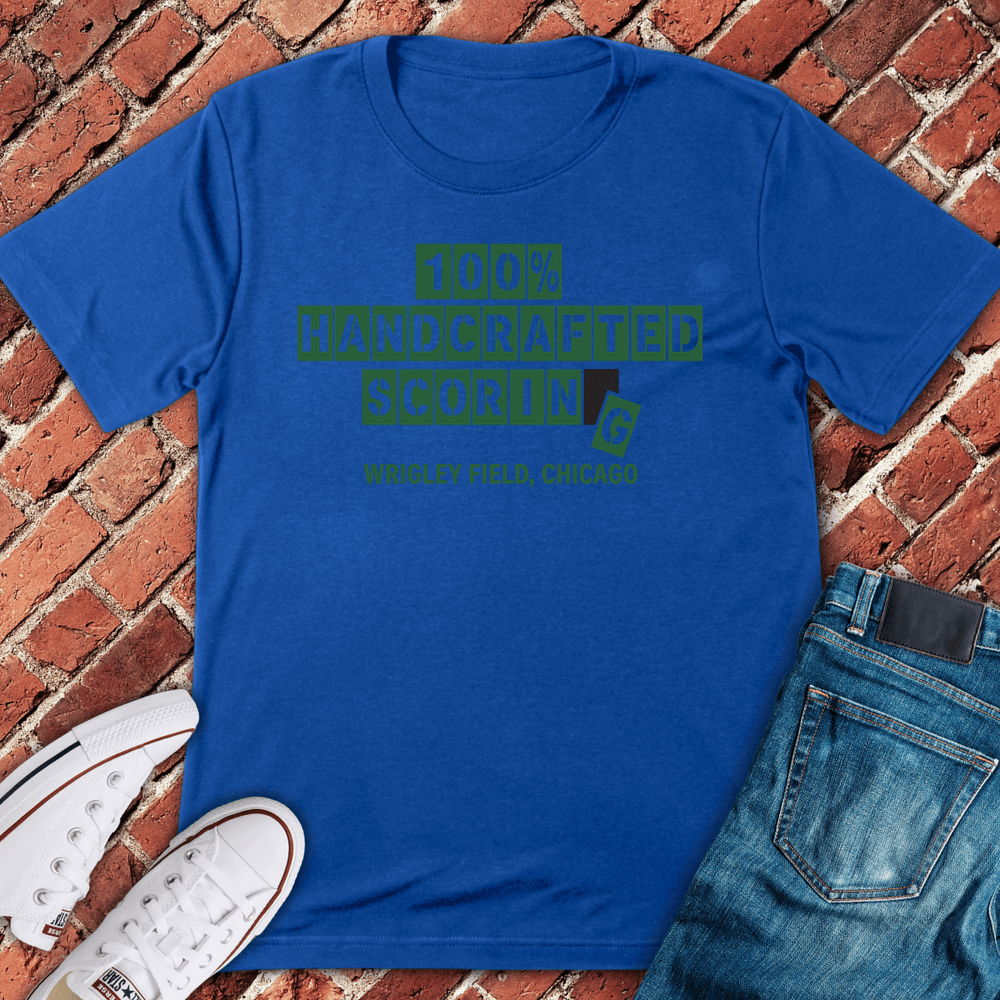 Handcrafted Scoring T-Shirt - Royal