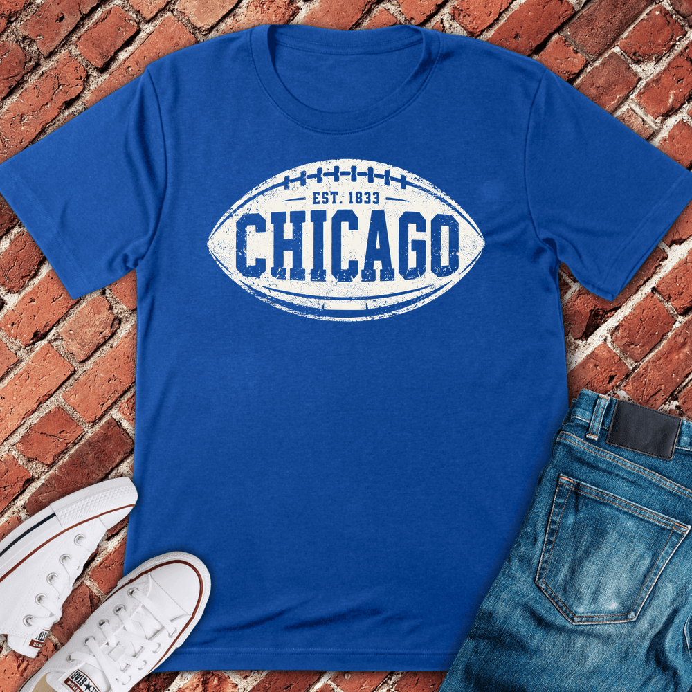 Chicago Football T-Shirt - Royal